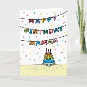 Birthday Card for Maman