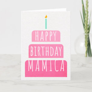 Birthday Card for Mamica