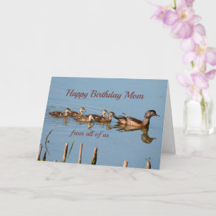 Birthday card for Mum from all of us