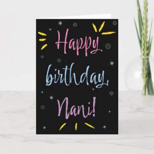 Birthday Card for Nani
