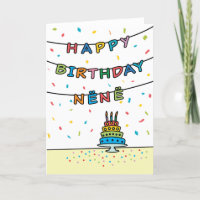 Birthday Card for Nënë