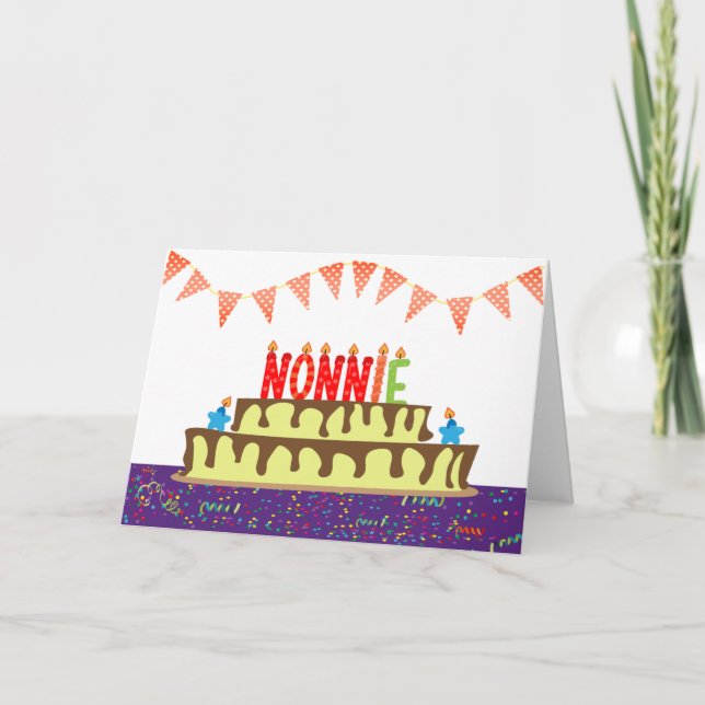 Birthday Card for Nonnie (Front)