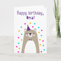 Birthday Card for Oma