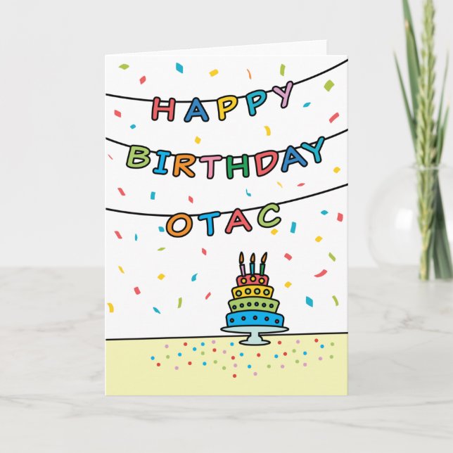 Birthday Card for Otac (Front)