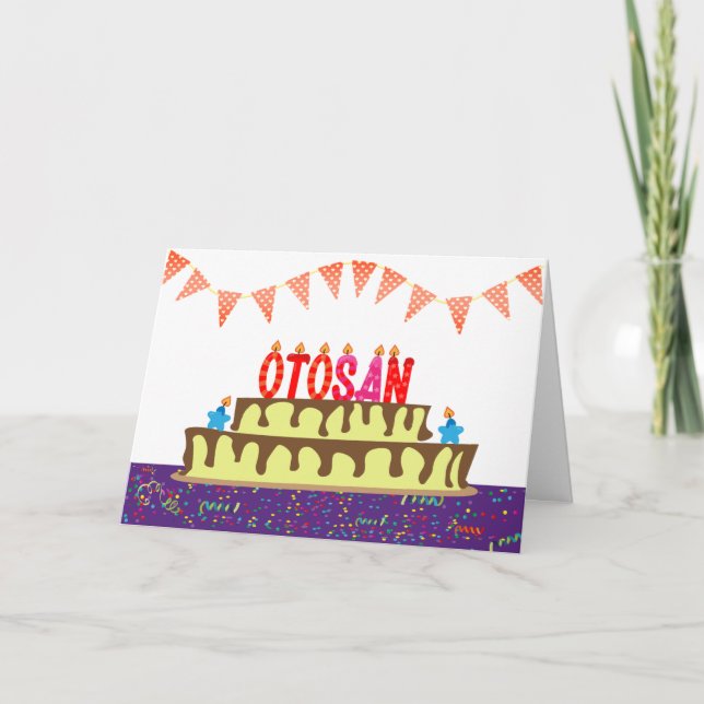 Birthday Card for Otosan (Front)