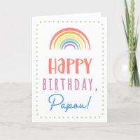 Birthday Card for Papou