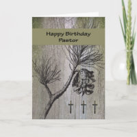 Birthday Card for Pastor, Religious