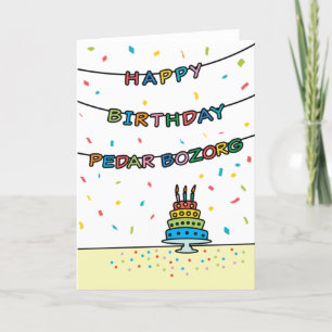 Birthday Card for Pedar Bozorg