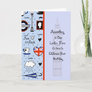 Birthday Card for Person in London