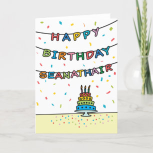 Birthday Card for Seanathair