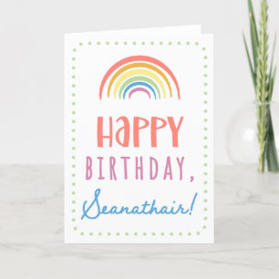 Birthday Card for Seanathair