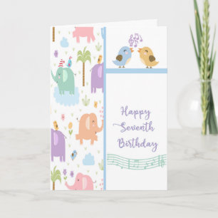 Birthday Card for Seven Year Old