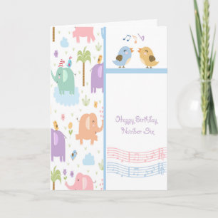 Birthday Card for Six Year Old Child