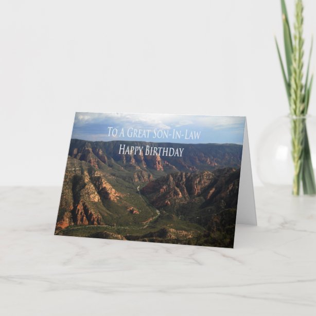 son in law birthday cards zazzle uk