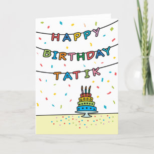 Birthday Card for Tatik