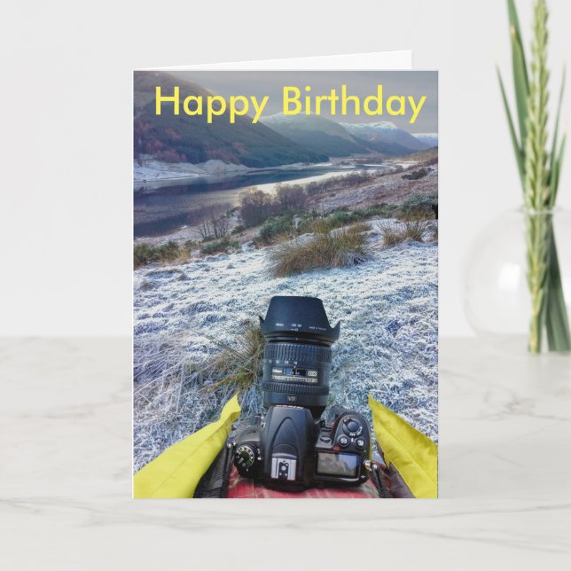 Birthday card for the landscape photographer (Front)