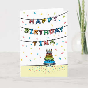 Birthday Card for Tina