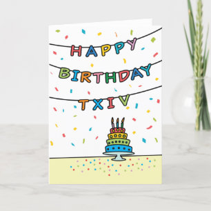 Birthday Card for Txiv