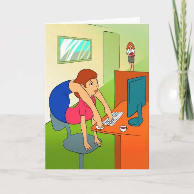 Birthday Card for Yoga Lover - Yoga Feet (Front)