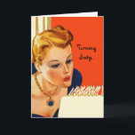 Birthday Card Fun Turning  60 It's Not As Scary As<br><div class="desc">Fun Birthday Card humour.. Turning 60 (or any age).. It's Not As Scary As It Sounds. Change the template areas as you wish.. review the displayed sample to make sure your changes appear as you want,  and then place your order!  Enjoy Life & Thanks For Stopping by!</div>