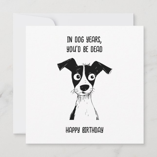 Birthday Card Funny birthday card For Grandpa, Dad (Front)