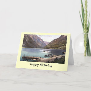 Birthday Card -  Glarus, Switzerland