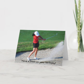 Birthday Card Golf