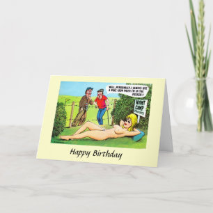 Birthday Card - Golf - In The Rough