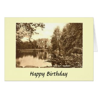 Birthday Card - Guy's Cliff, Warwick