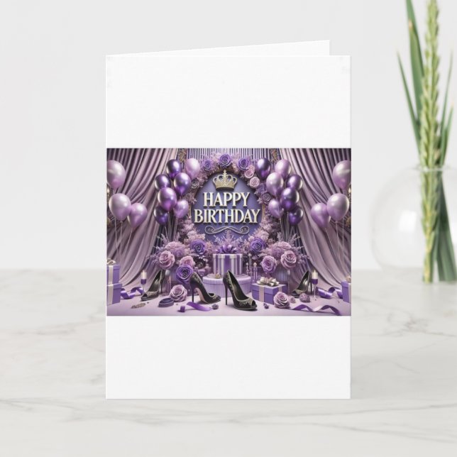 Birthday Card, Happy birthday card, Happy birthday Holiday Card (Front)