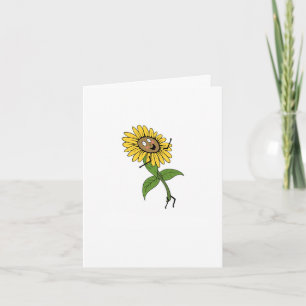Birthday Card, happy birthday flower card, Card
