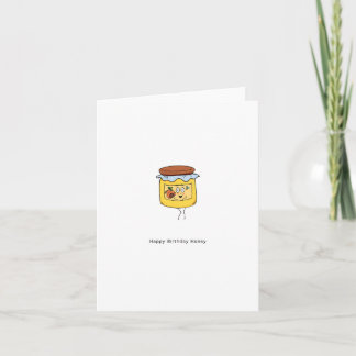 Birthday card, Happy Birthday Honey, card