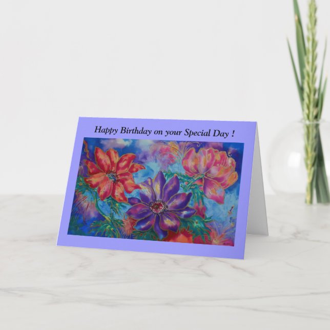 Birthday Card, Happy Birthday on your Special Day! Card (Front)
