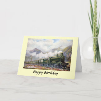 Birthday Card - Highland Railway