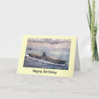 Birthday Card - HMS Ark Royal