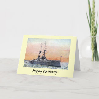 Birthday Card - HMS Collingwood