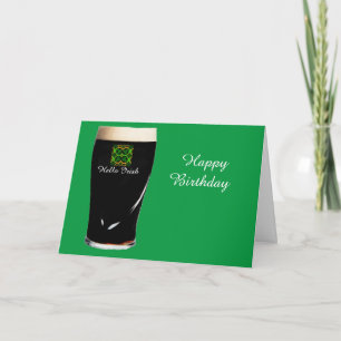 Birthday Card Irish