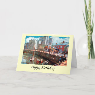 Birthday Card - Isle of Man, Rushen Castle