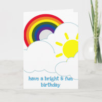 Birthday Card - LGBT Bright & Fun Birthday