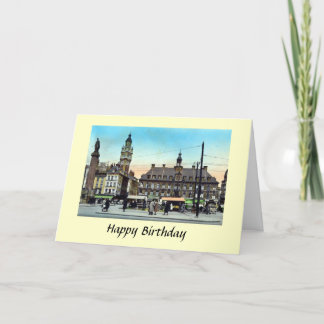 Birthday Card - Lille, France