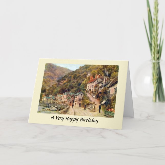 Birthday Card - Lynmouth, Devon (Front)