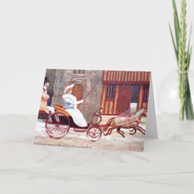 Birthday Card, Marie Corelli Card (Front)