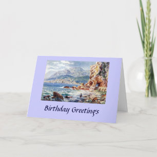 Birthday Card - Menton