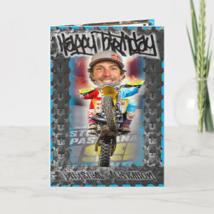 Birthday card Motorcross