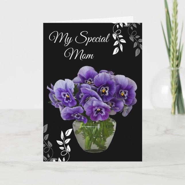 Birthday Card-My Special Mom Card (Front)