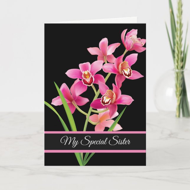 Birthday Card-My Special Sister Card (Front)