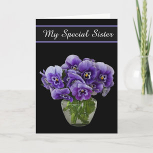 Birthday Card-My Special Sister Card