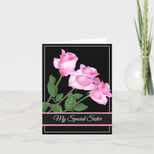 Birthday Card-My Special Sister Card