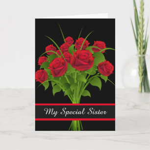 Birthday Card-My Special Sister Card