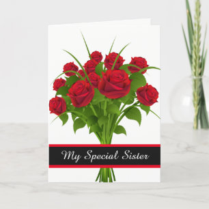Birthday Card-My Special Sister Card